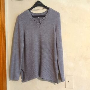 Crofts&Barrow gray sweater size L